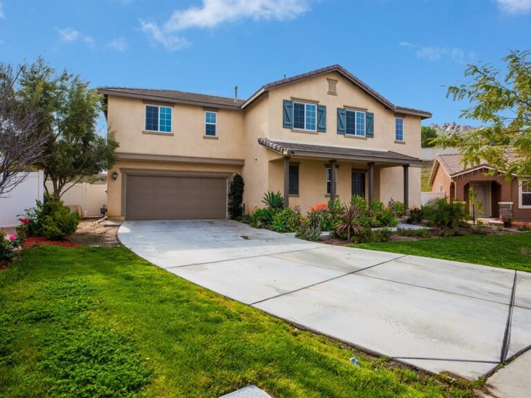 Two-story single-family home in Moreno Valley, California