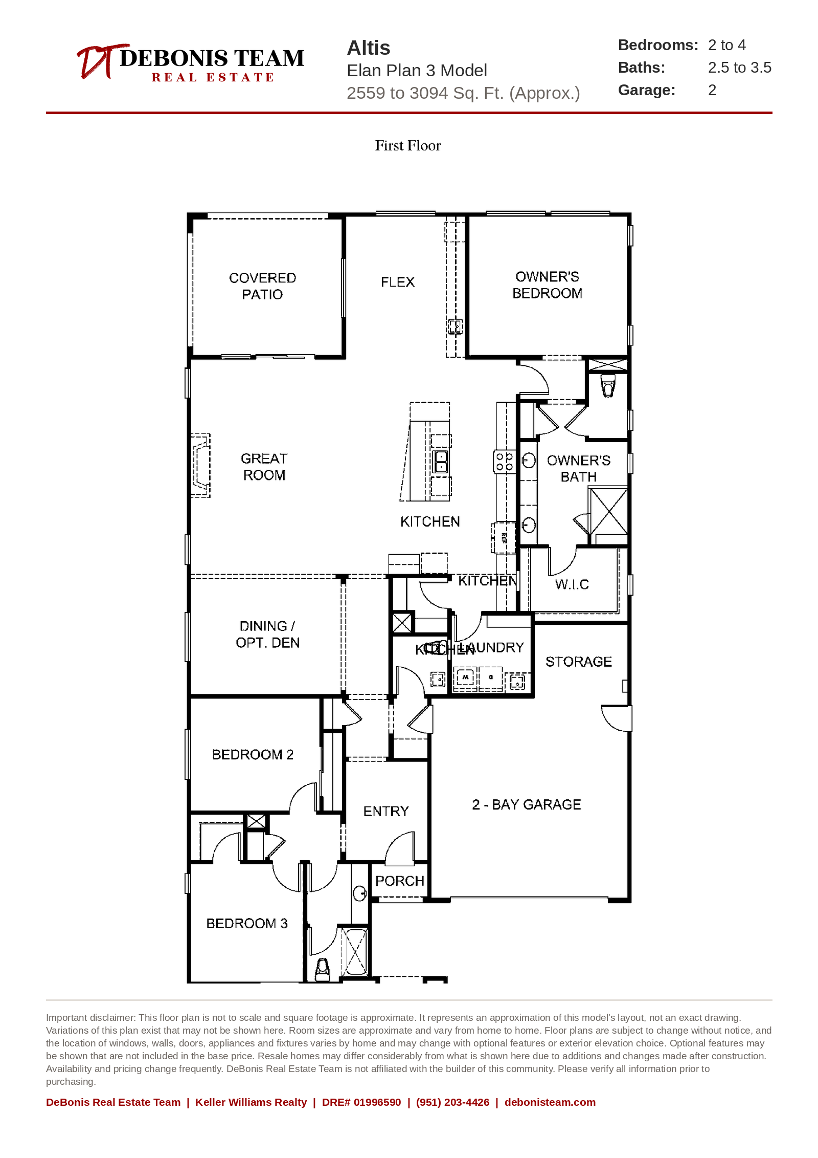 Elan Residence 3 floor plan at Altis