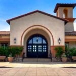 The Lodge clubhouse at Four Seasons at Beaumont — gated 55+ active adult community in Beaumont, CA