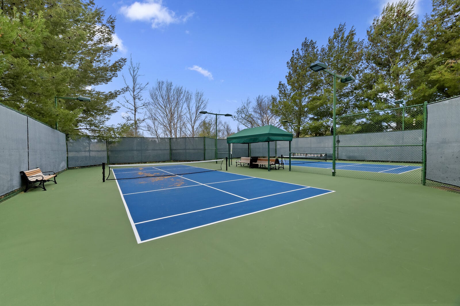 Tennis and pickleball courts at Four Seasons at Beaumont