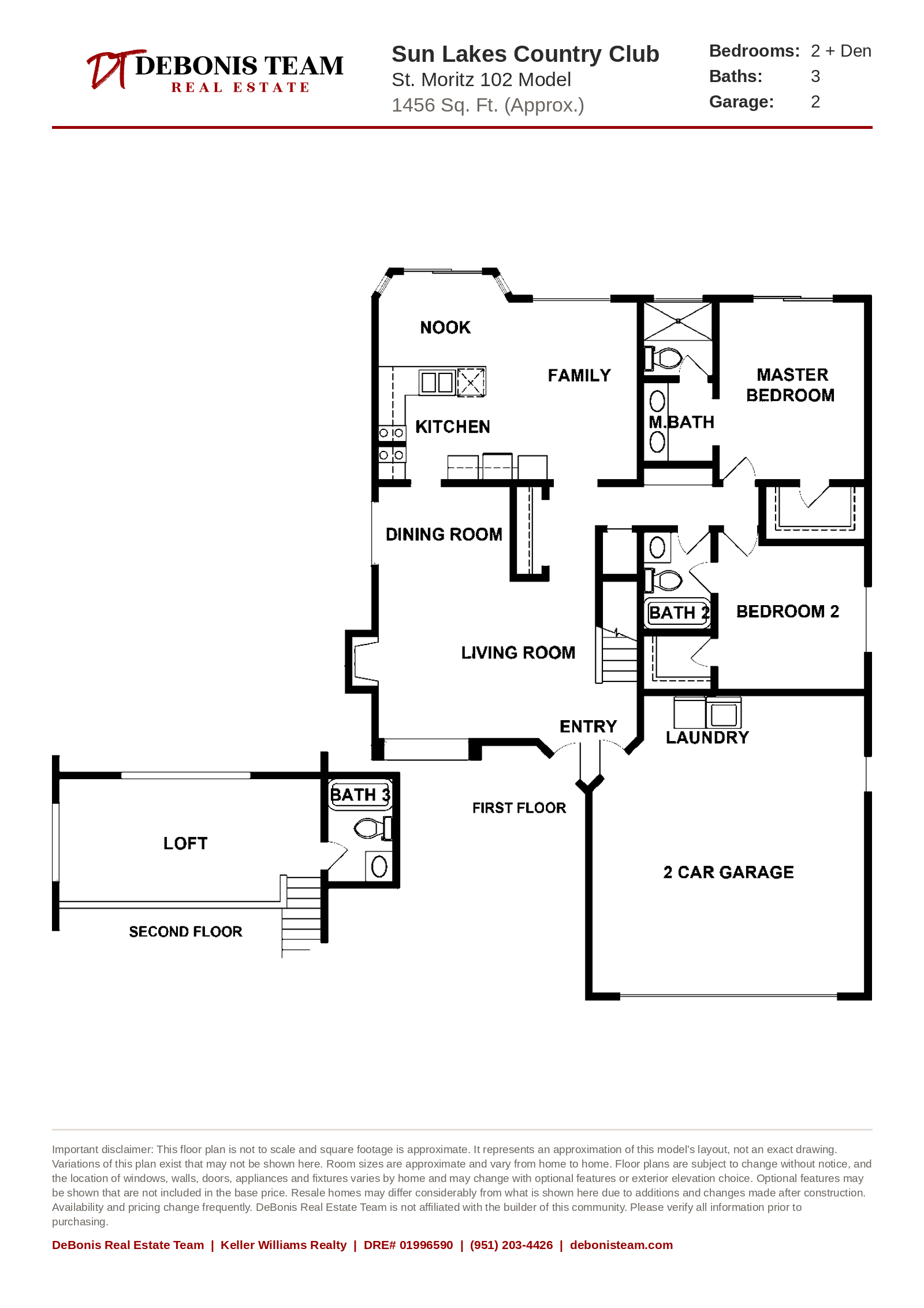 St. Moritz 102 floor plan at Sun Lakes Country Club