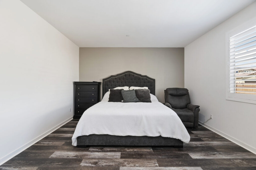 Primary bedroom, wide view