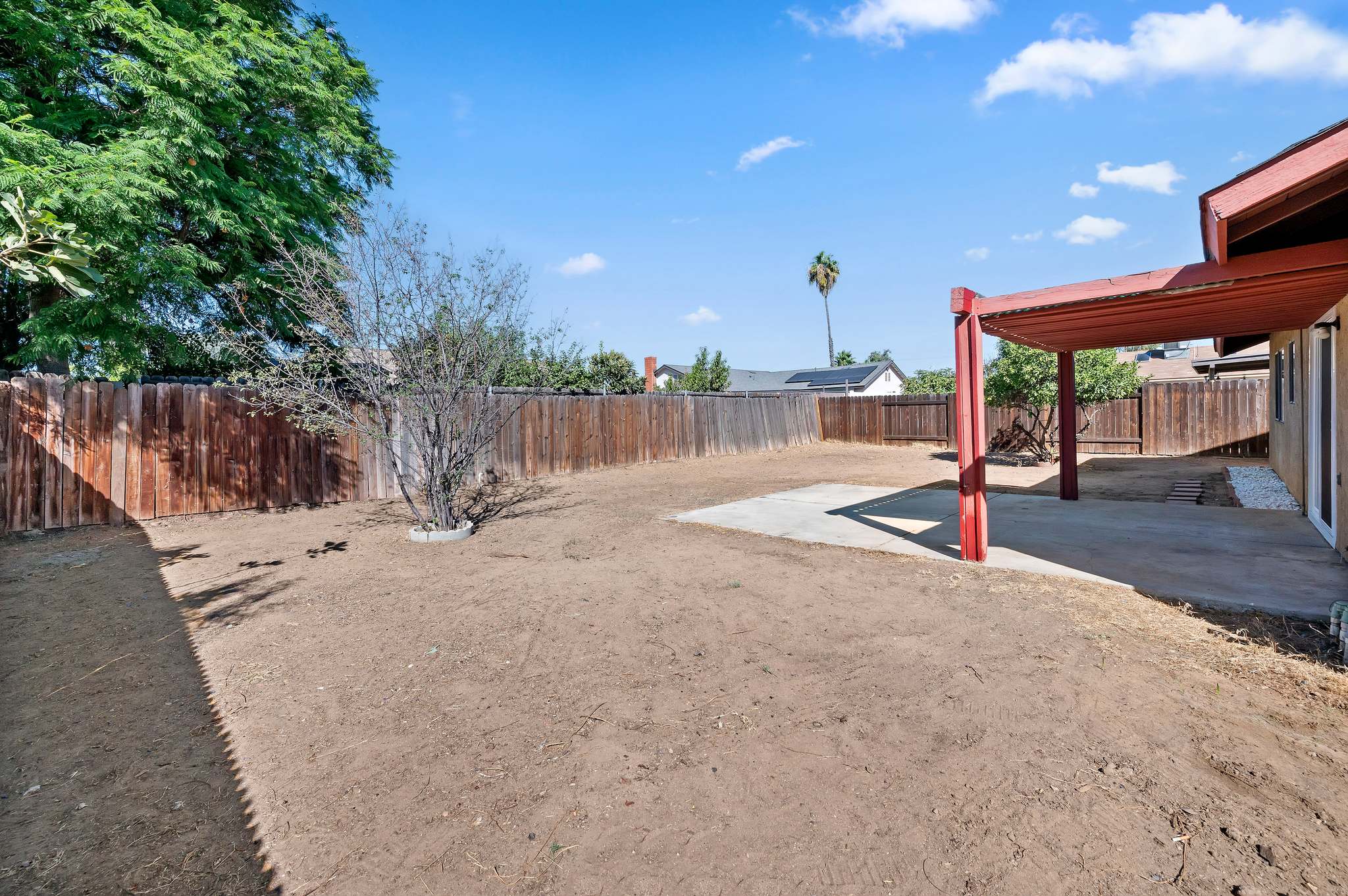Rear of the house from the backyard | 14927 Wintergreen St, Moreno Valley