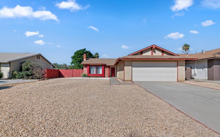 14927 Wintergreen St, Moreno Valley — front of the single-story home with a 2-car garage